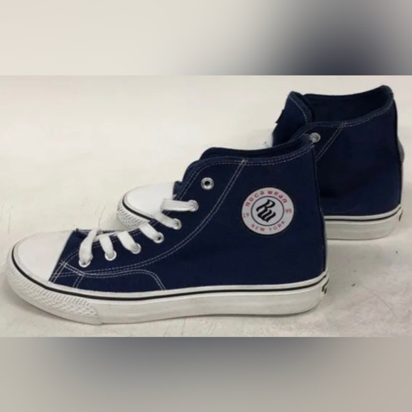 Rocawear Men's Cousey Canvas High Top Navy Sneakers Size 8.5 NWOT MSRP $39.99 - Picture 3 of 7